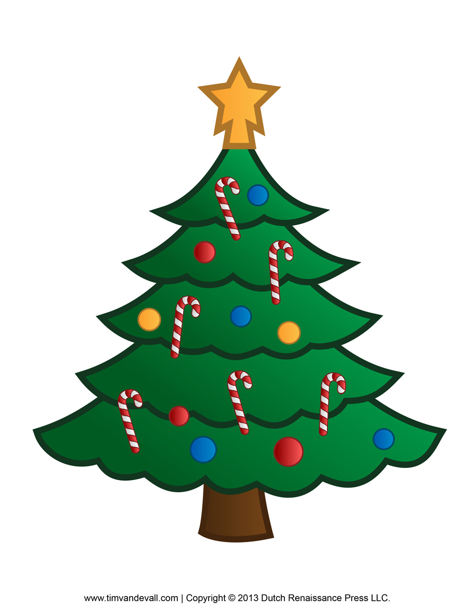 christmas tree clip art pictures free - photo #21