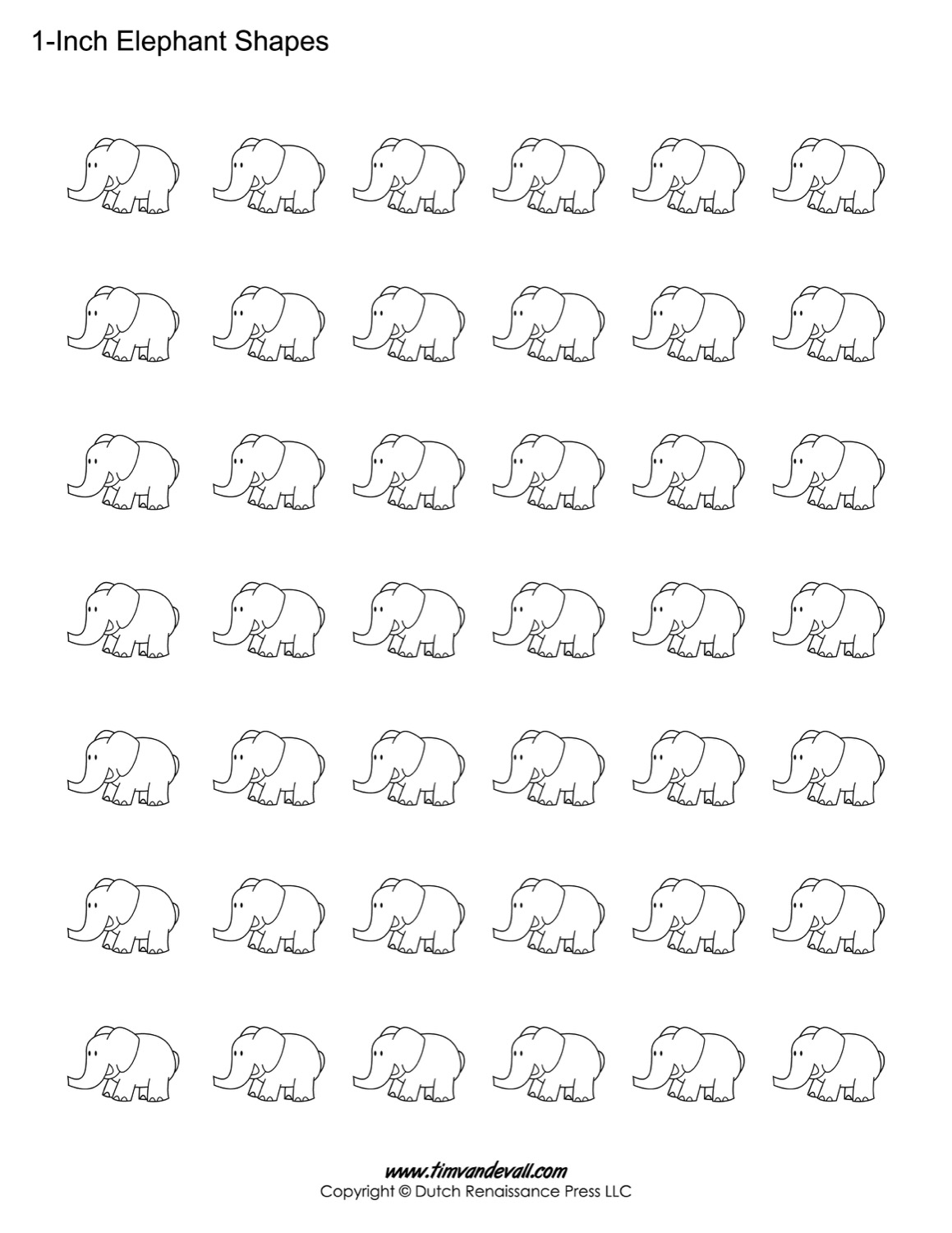 white-elephant-numbers-printable