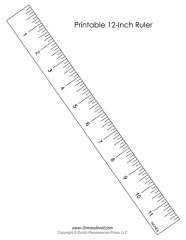 Printable 12 Inch Ruler Tim s Printables
