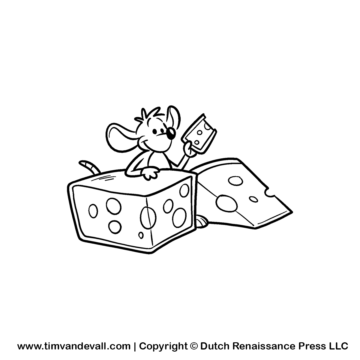 clipart mouse eating cheese - photo #45