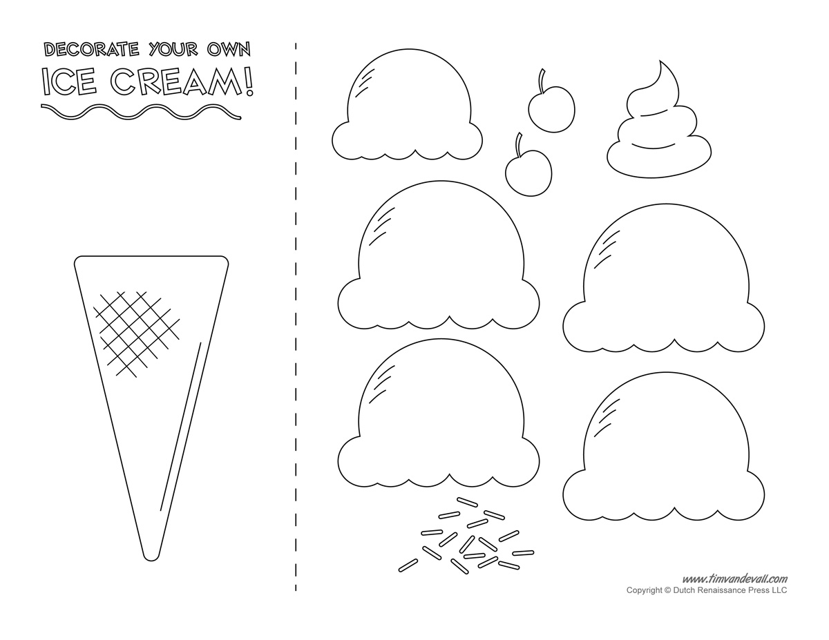 Template Cone Party Hat