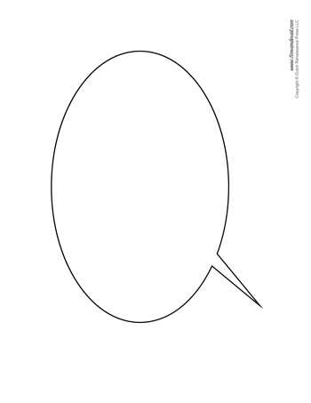 Speech Bubble Template - Tim van de Vall