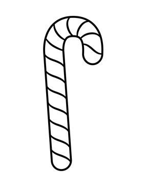 Free Candy Cane Template Printables, Clip Art & Decorations