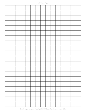 Graph Paper Template Letter 0