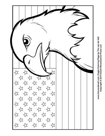 patriotic coloring page  tim's printables