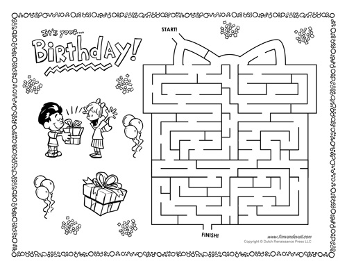Free Printable Mazes