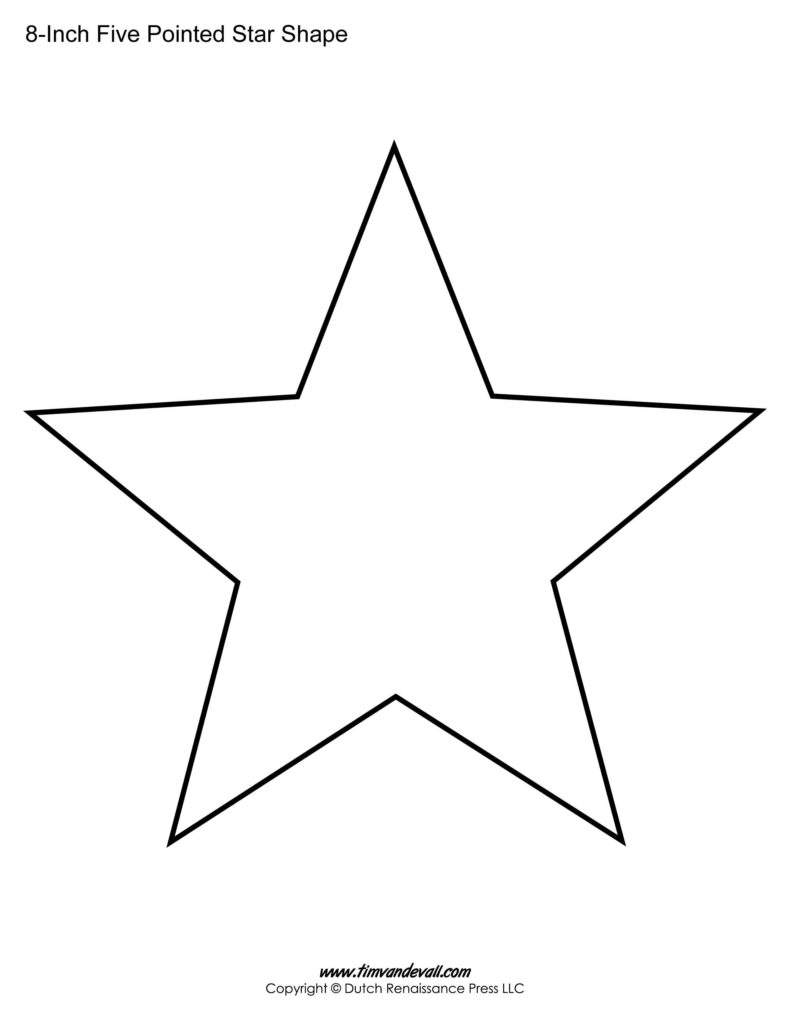 Blank Star Outline 63